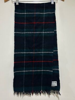 Johnstons of Elgin The Scotch House MacKenzie Plaid Cashmere Wool Scarf